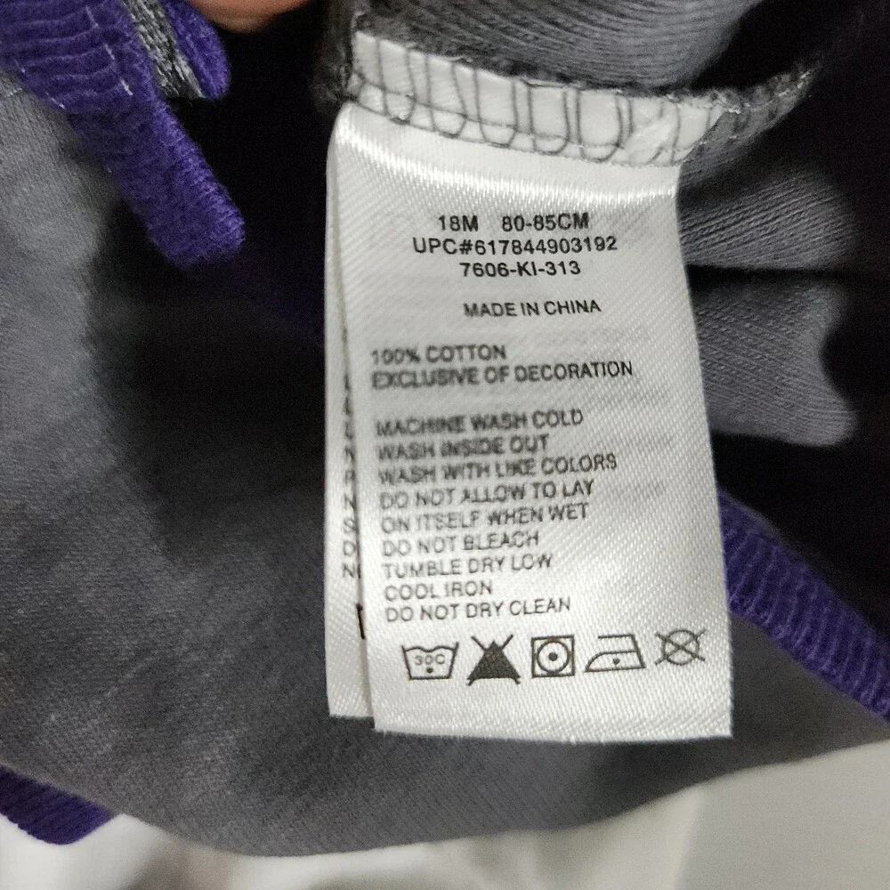 Nike Kansas State St Wildcats 3 Piece Infant Bodysuit Pants Set 18M Purple 147